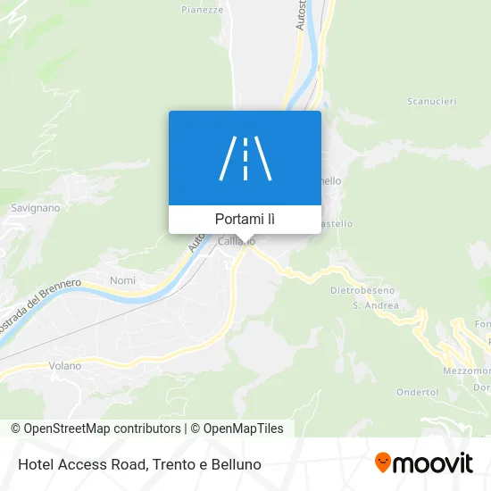 Mappa Hotel Access Road