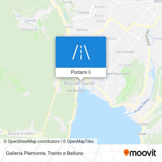 Mappa Galleria Piemonte