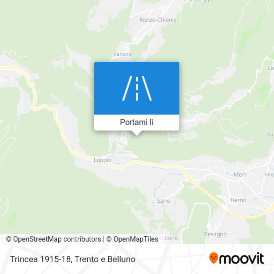 Mappa Trincea 1915-18