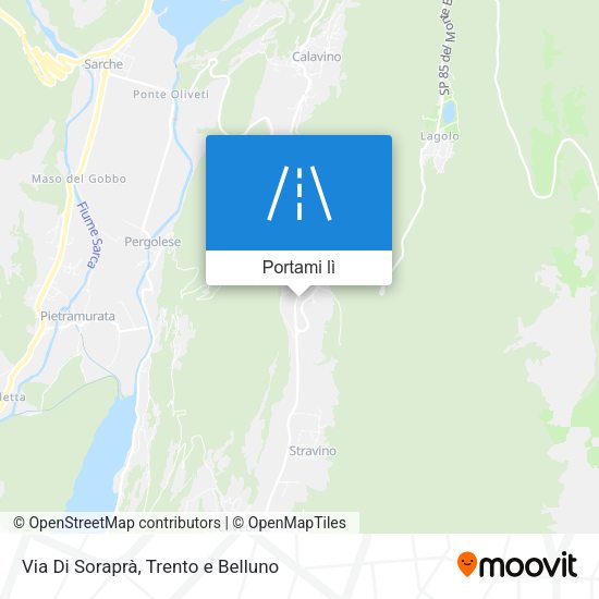 Mappa Via Di Soraprà