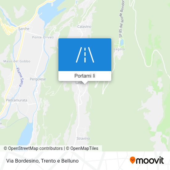 Mappa Via Bordesino