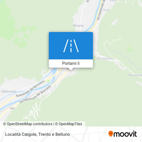 Mappa Località Caigole