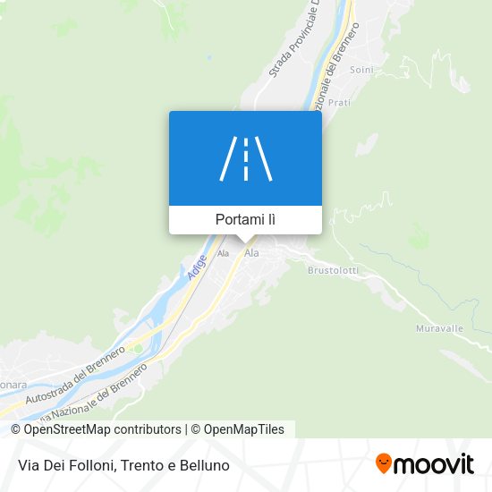 Mappa Via Dei Folloni