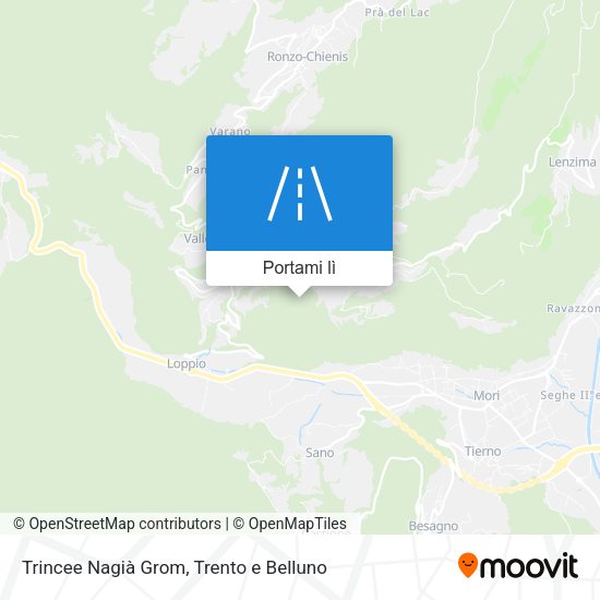 Mappa Trincee Nagià Grom