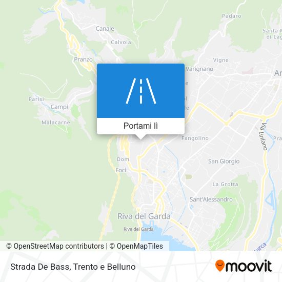 Mappa Strada De Bass