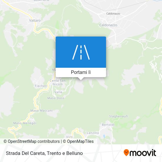 Mappa Strada Del Careta