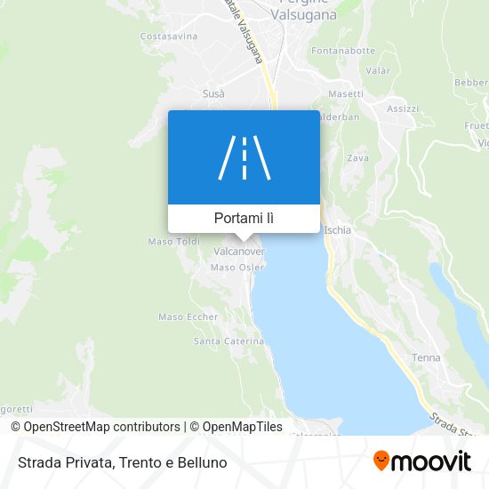 Mappa Strada Privata