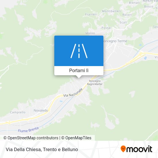 Mappa Via Della Chiesa