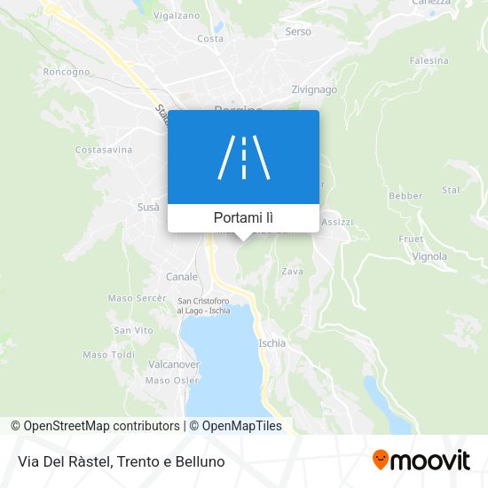 Mappa Via Del Ràstel