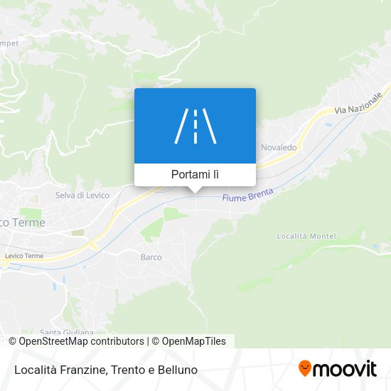 Mappa Località Franzine