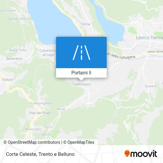 Mappa Corte Celeste