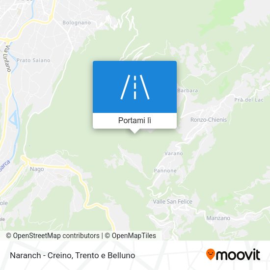 Mappa Naranch - Creino