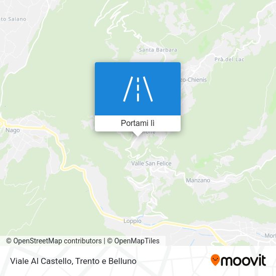 Mappa Viale Al Castello