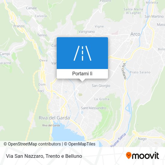 Mappa Via San Nazzaro