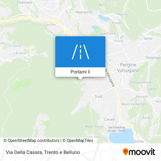 Mappa Via Della Casara