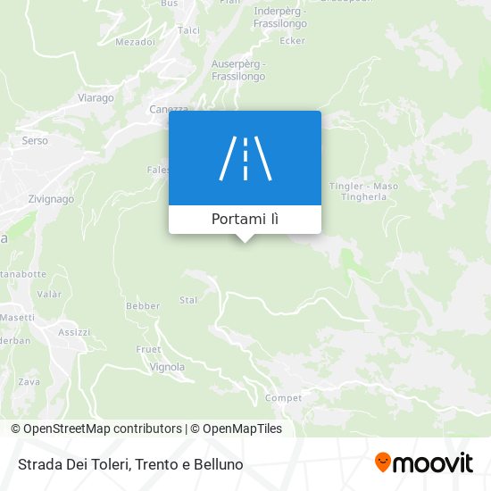 Mappa Strada Dei Toleri