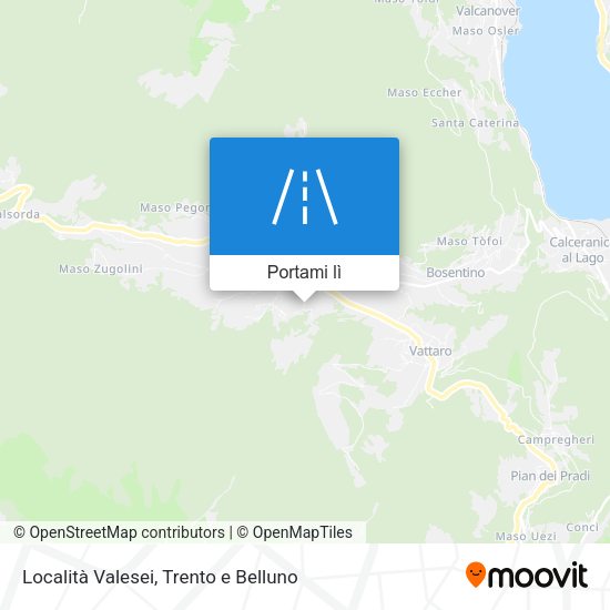 Mappa Località Valesei