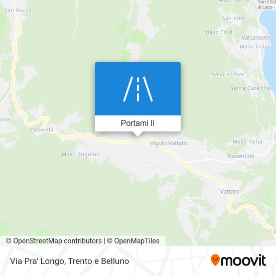 Mappa Via Pra' Longo