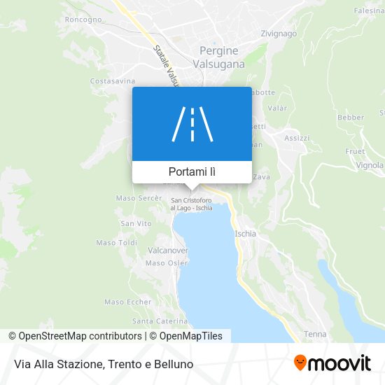Mappa Via Alla Stazione