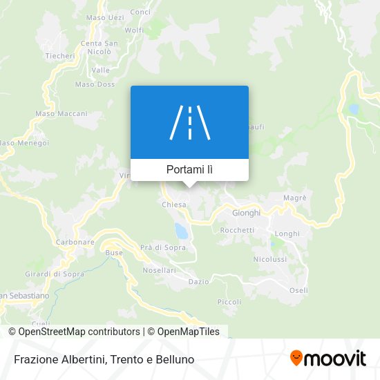 Mappa Frazione Albertini