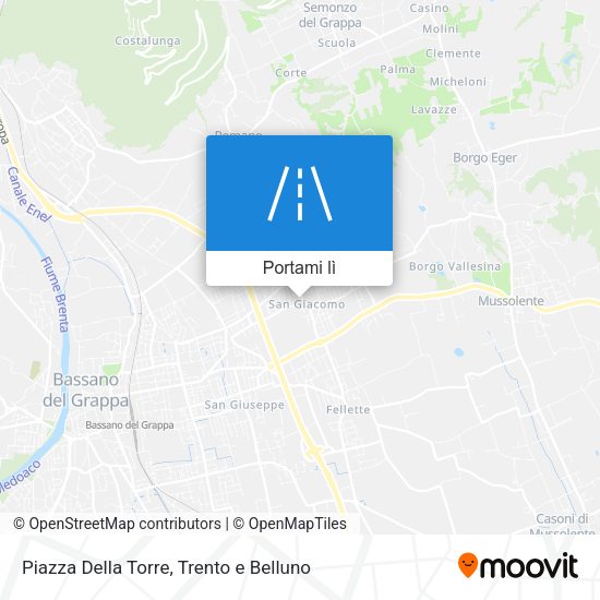 Mappa Piazza Della Torre