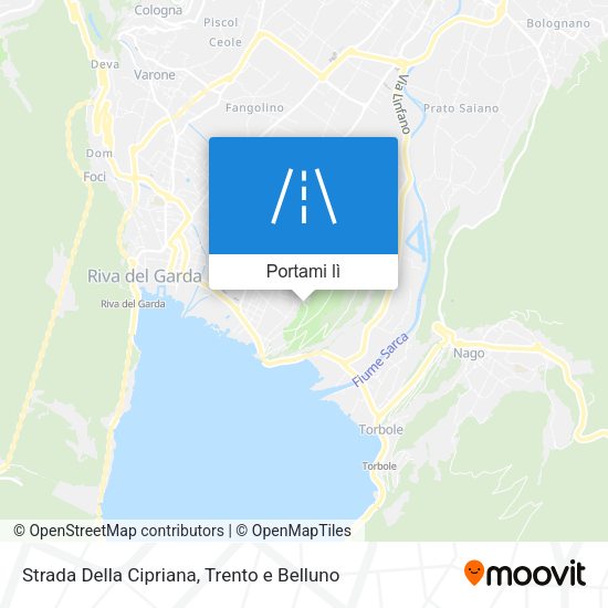 Mappa Strada Della Cipriana