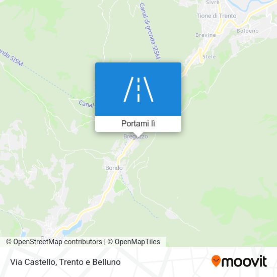 Mappa Via Castello