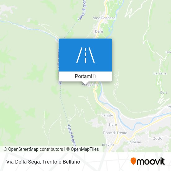 Mappa Via Della Sega