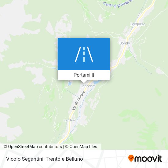 Mappa Vicolo Segantini