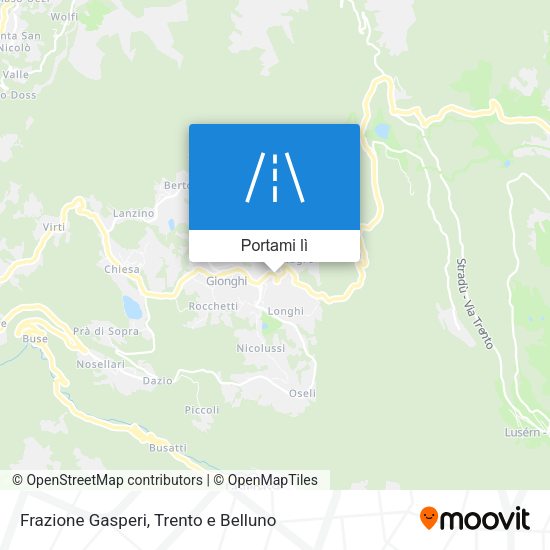 Mappa Frazione Gasperi