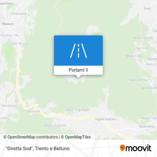 Mappa "Diretta Sud"