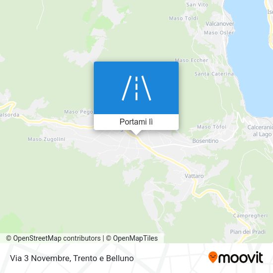 Mappa Via 3 Novembre
