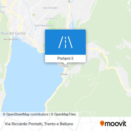 Mappa Via Riccardo Pontalti