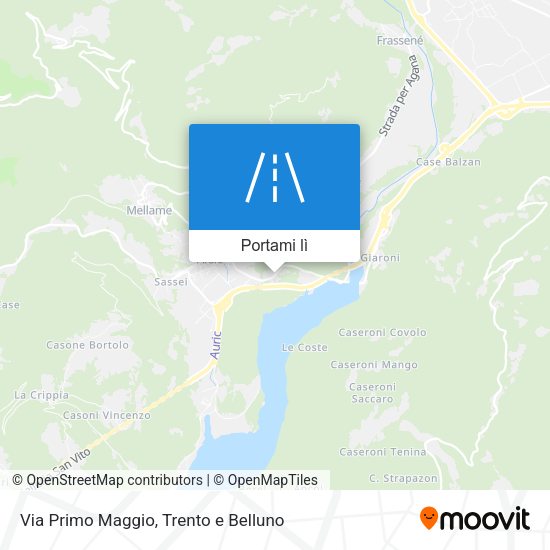 Mappa Via Primo Maggio