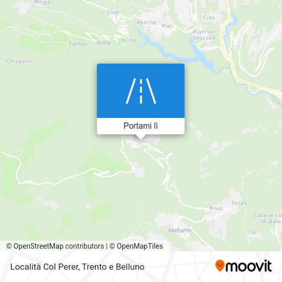 Mappa Località Col Perer