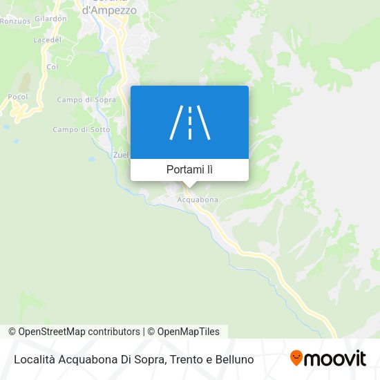 Mappa Località Acquabona Di Sopra
