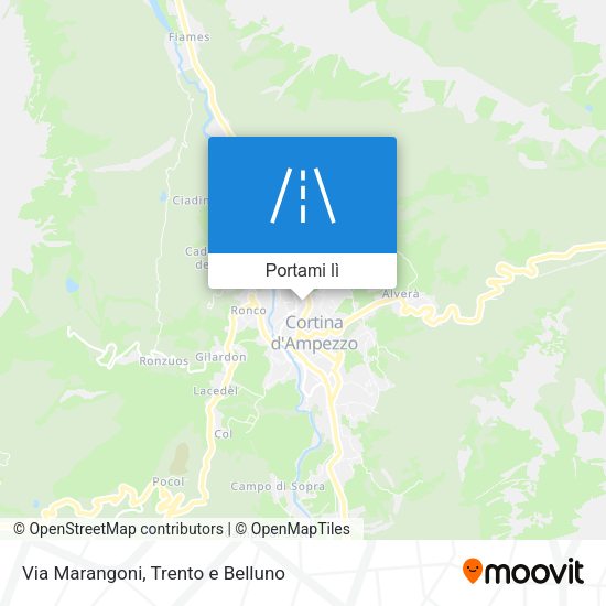 Mappa Via Marangoni