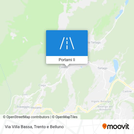 Mappa Via Villa Bassa
