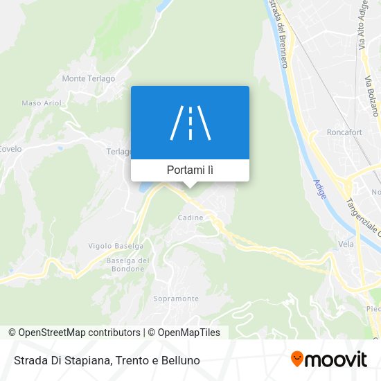 Mappa Strada Di Stapiana