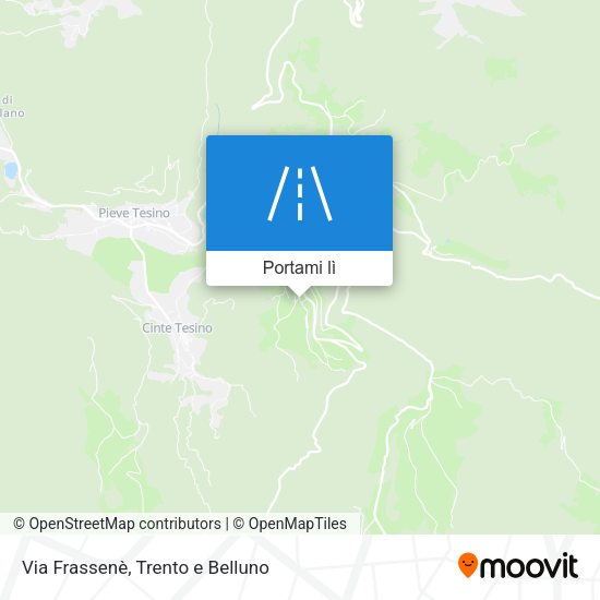 Mappa Via Frassenè