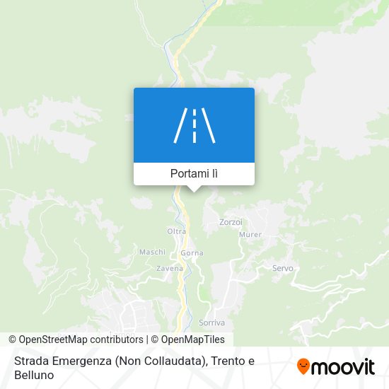Mappa Strada Emergenza (Non Collaudata)