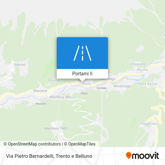 Mappa Via Pietro Bernardelli