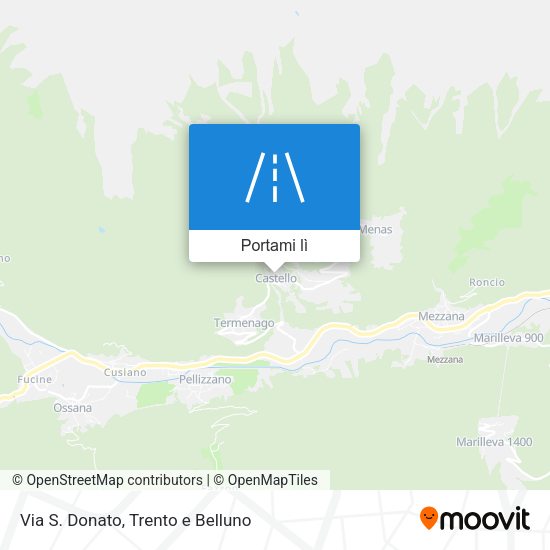 Mappa Via S. Donato