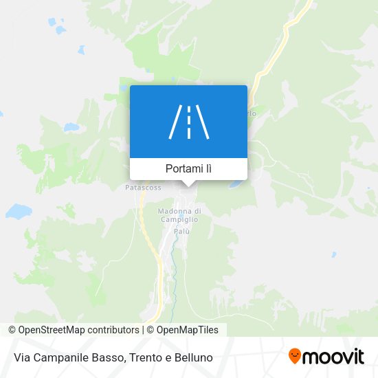 Mappa Via Campanile Basso
