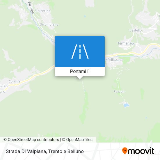 Mappa Strada Di Valpiana