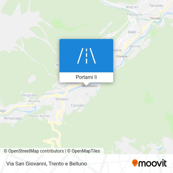 Mappa Via San Giovanni