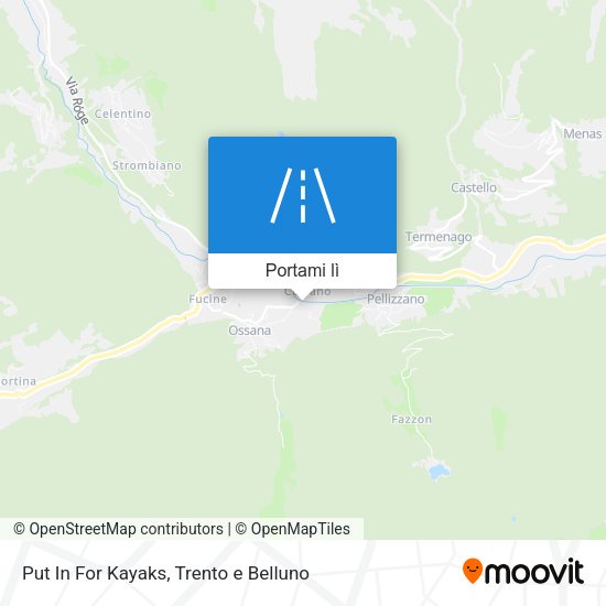 Mappa Put In For Kayaks