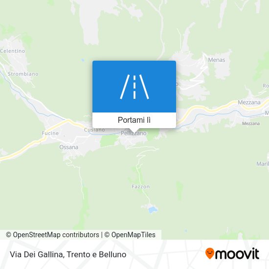 Mappa Via Dei Gallina