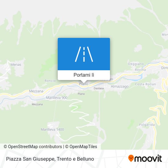 Mappa Piazza San Giuseppe