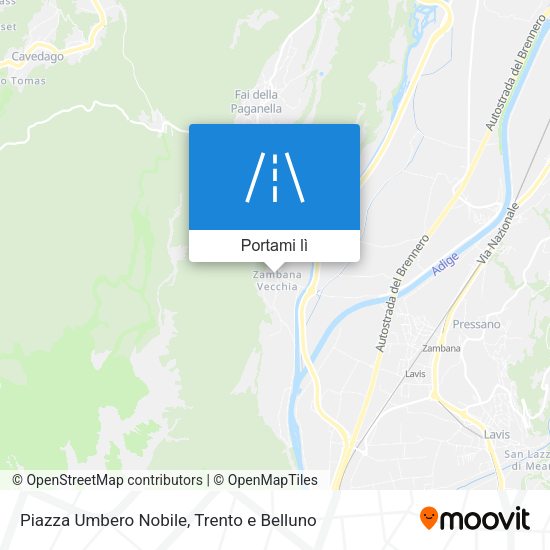 Mappa Piazza Umbero Nobile